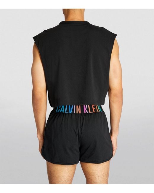 Calvin Klein Black Intense Power Pride Tank Top for men