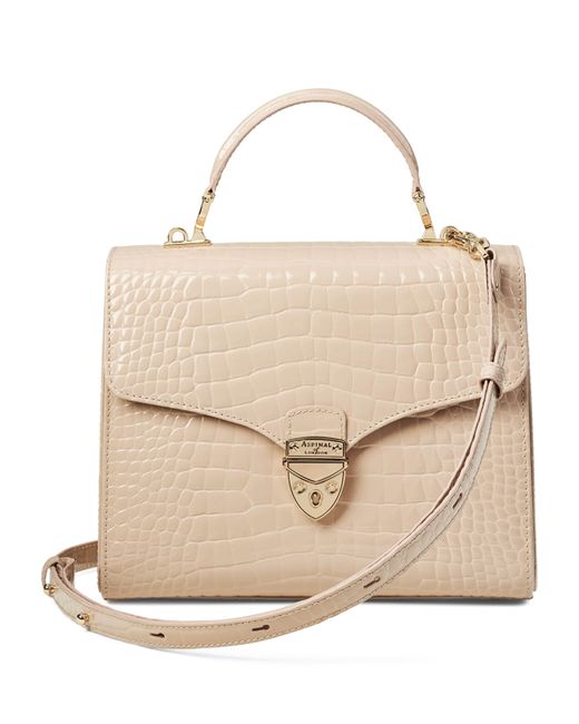 Aspinal Natural Mayfair Top-Handle Bag