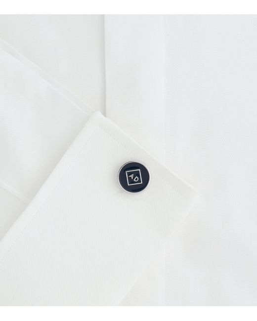 Dunhill Blue Sterling-Lacquer Ad Hallmark Cufflinks for men
