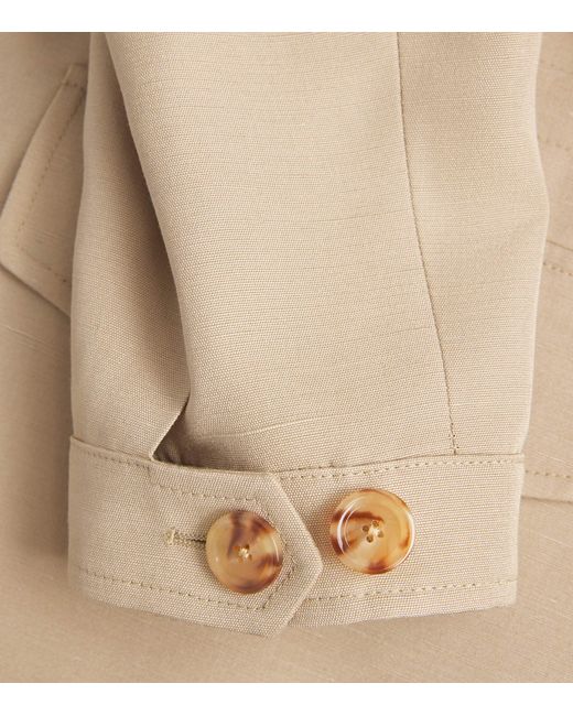Lardini Natural Virgin Wool Field Jacket for men