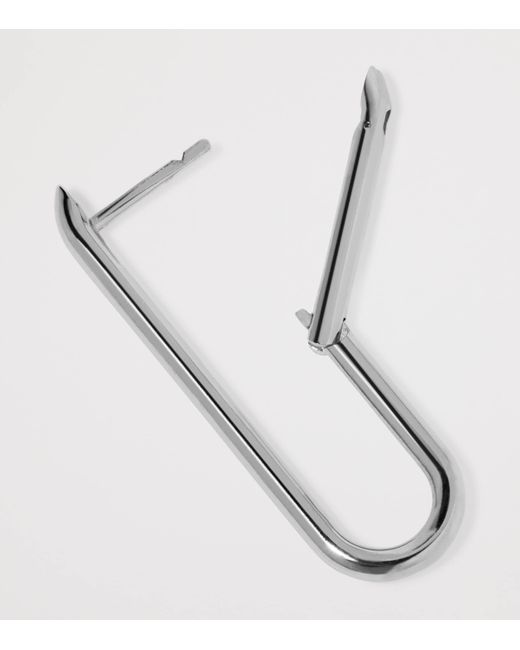 Annoushka White Knuckle Long Single Hoop Earring