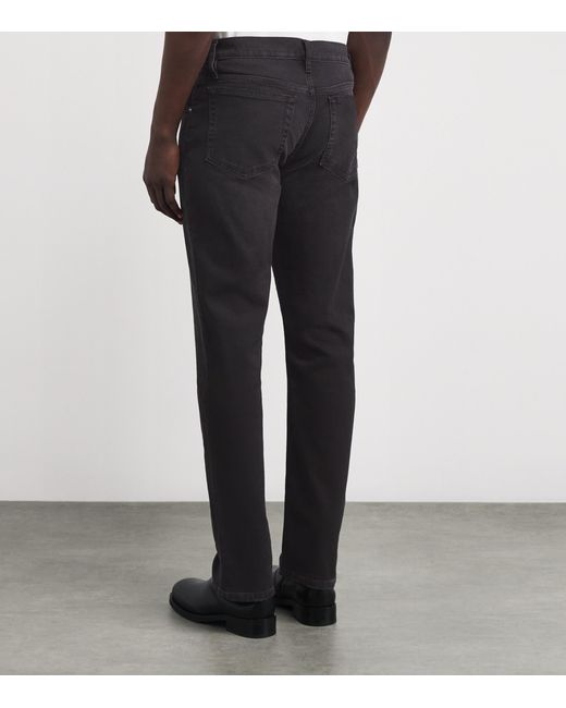 FRAME Black The Modern Straight Jeans for men