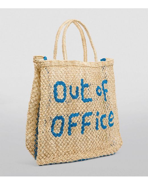 The Jacksons Blue Large Out Of Office Tote Bag