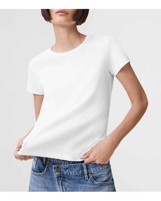 AllSaints White Organic Cotton Stevie T-Shirt