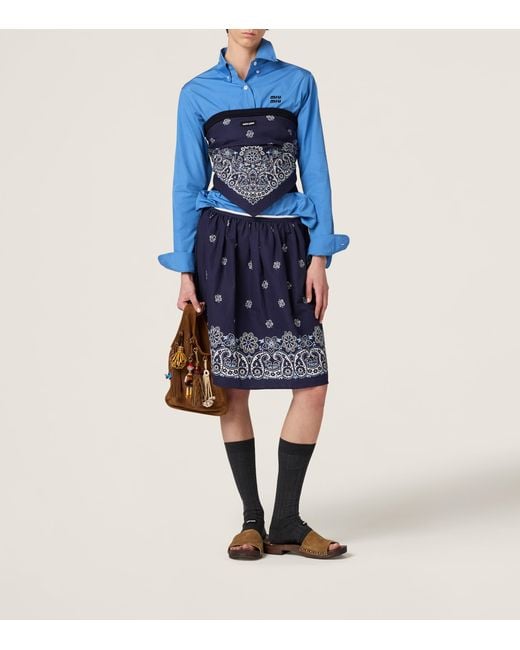 Miu Miu Blue Shirts