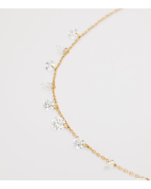 PERSÉE White And Diamond 9-Stone Danaé Necklace
