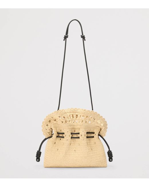 Loewe Natural X Paula's Ibiza Raffia Flamenco Purse