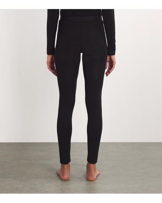 Falke Black Daily Climawool Tights
