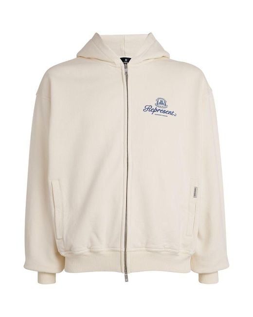 Represent Natural Permanent Vacation Zipped Hoodie for men