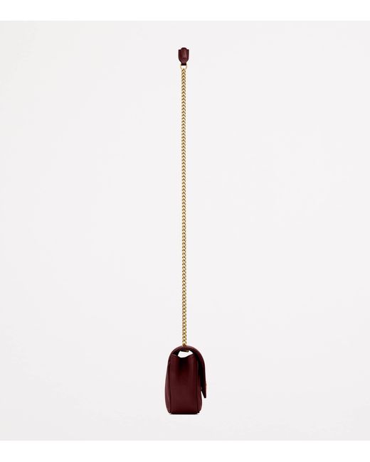 Saint Laurent Red Mini Loulou Shoulder Bag