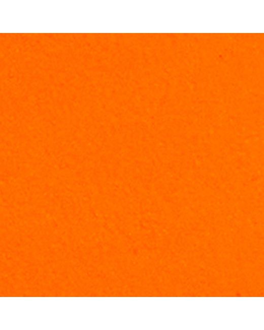 Comme des Garçons Orange Leather Super Fluo Cardholder for men
