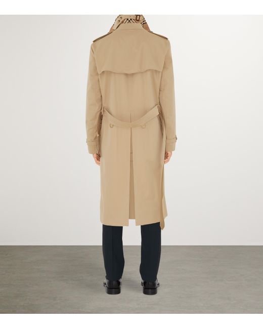 Burberry Natural Long Kensington Heritage Trench Coat for men