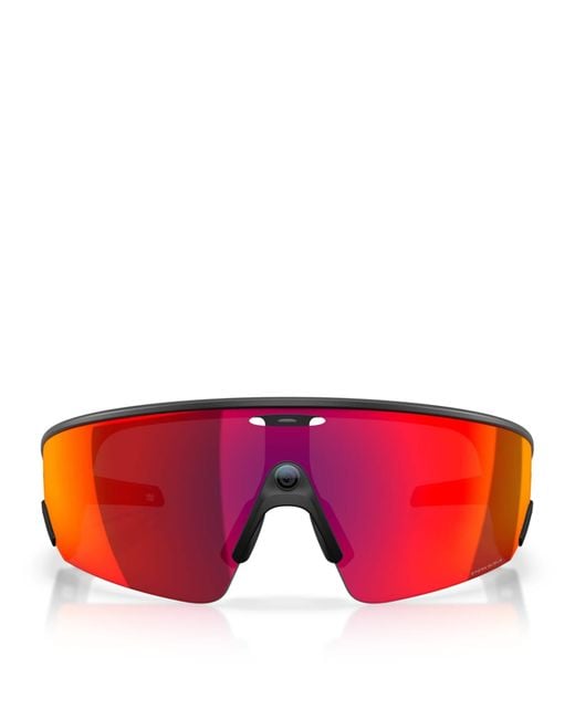 Oakley Red Meta Vanguard Ai Sunglasses for men
