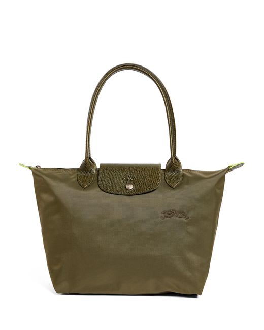 Longchamp Green Medium Le Pliage Tote Bag