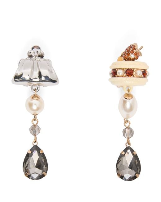Weekend by Maxmara Metallic Charm Drop Earrings
