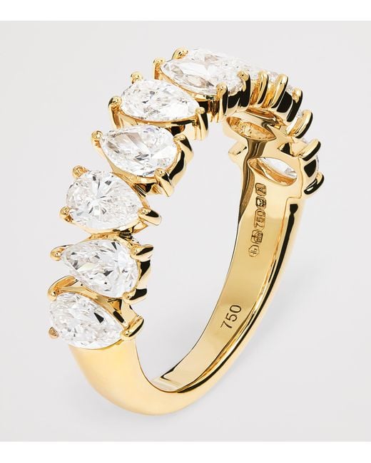 Harrods Metallic And Diamond Eternity Ring