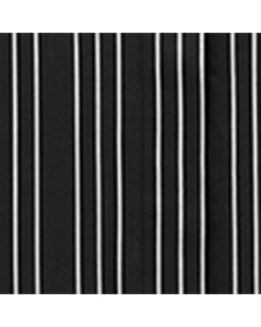 Tom Ford Black Silk Stripe Maxi Shirt Dress