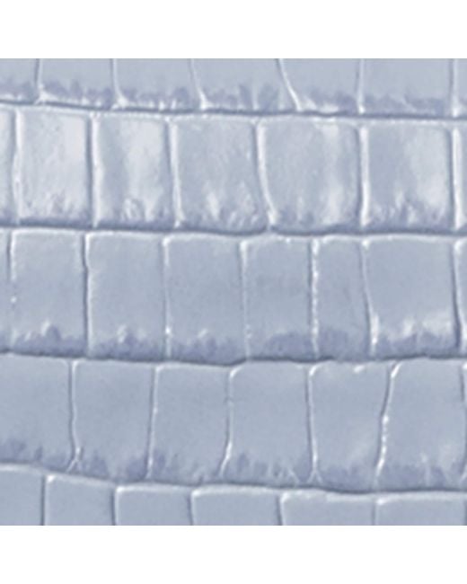 Aspinal Blue Midi Leather Mayfair 2 Top-Handle Bag
