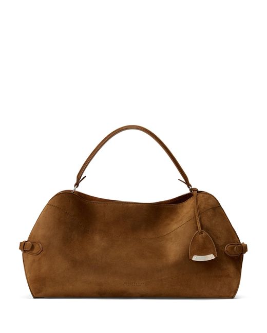Ralph Lauren Brown Suede The Ralph Shoulder Bag