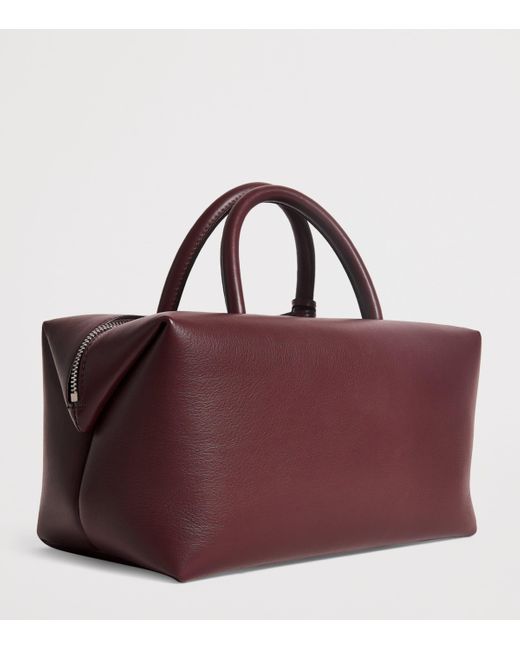 Max Mara Purple Medium Leather Bowler Bag