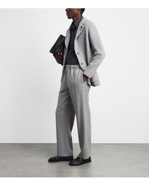 Lardini Gray Cashmere Blazer for men
