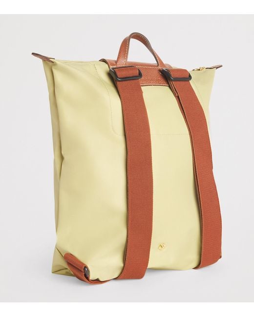 Longchamp Yellow Medium Le Pliage Original Backpack