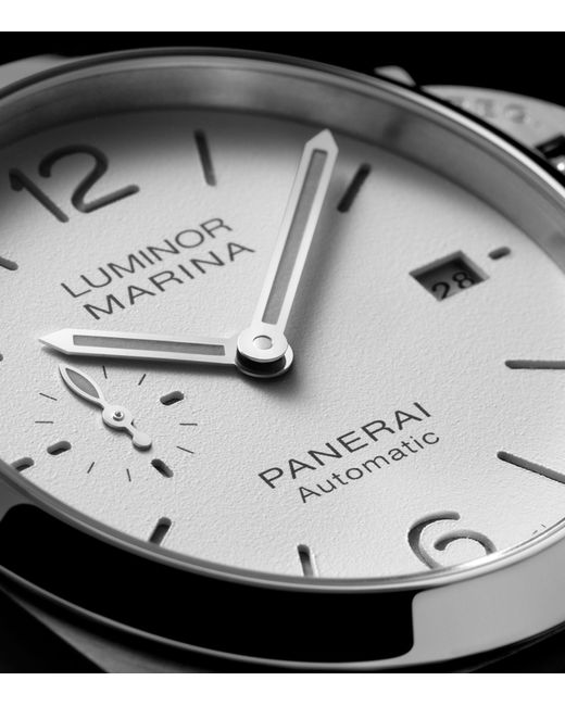 Panerai Gray Stainless Steel Luminor Marina Watch 40mm for men