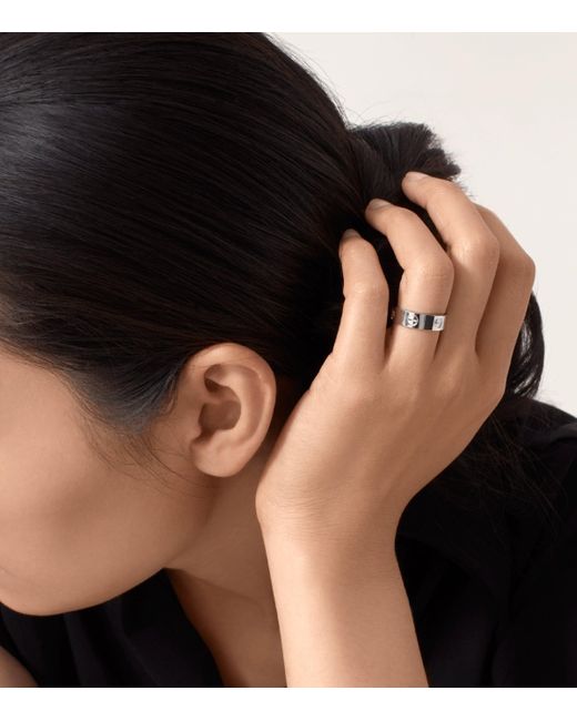 Cartier Metallic And Diamond Love Ring