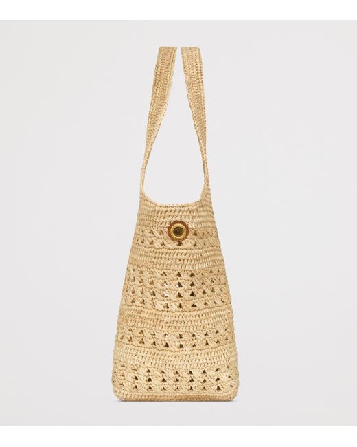 Saint Laurent Metallic Medium Icare Tote Bag