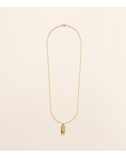 Suzanne Kalan Natural Block-Chain Pendant Necklace