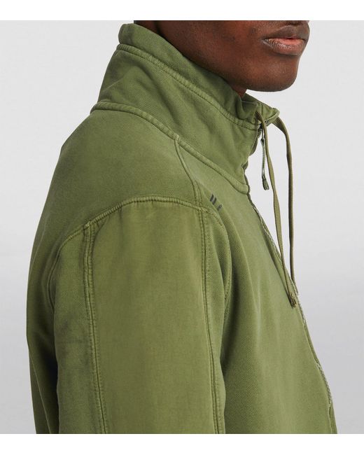 RLX Ralph Lauren Green Cotton Fleece Sweatshirt for men