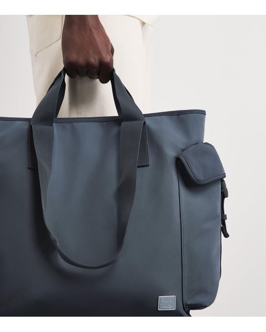 Paul Smith Black Recycled Logo Tote Bag for men