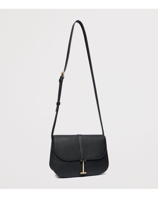 Tom Ford Black Large Leather Cross-Body Bag