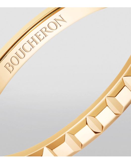 Boucheron Brown Mini Clou De Paris Wedding Ring