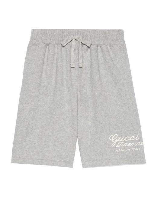 Gucci Gray Firenze Shorts