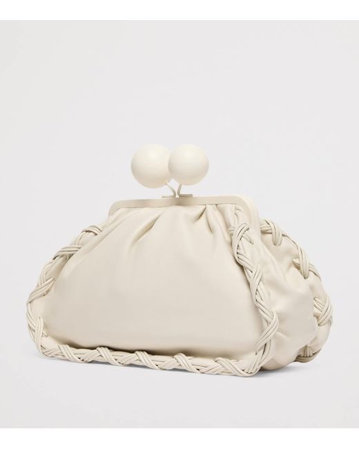 Weekend by Maxmara Natural Lambskin Pasticcino Clutch Bag