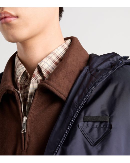 Prada Blue Coats for men