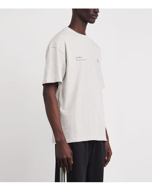 Represent White Cotton Patron Of The Club T-Shirt for men