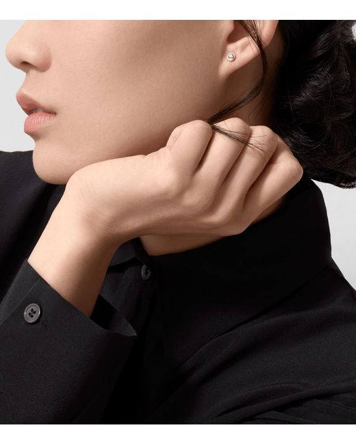 Cartier Metallic Medium And Diamond D'Amour Earrings