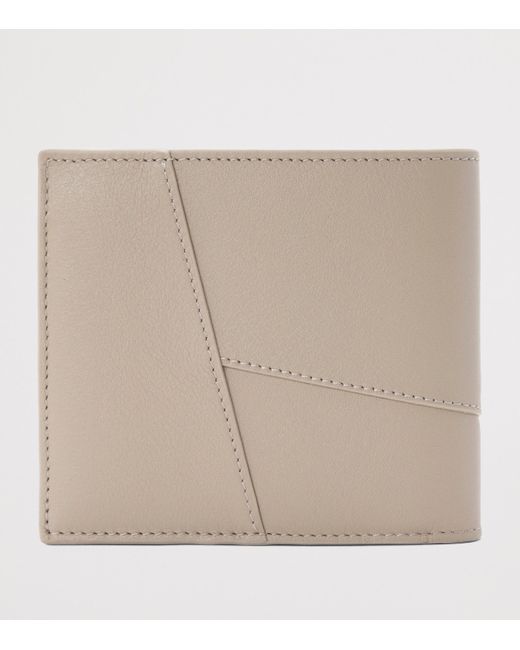 Loewe Natural Leather Puzzle Edge Wallet for men