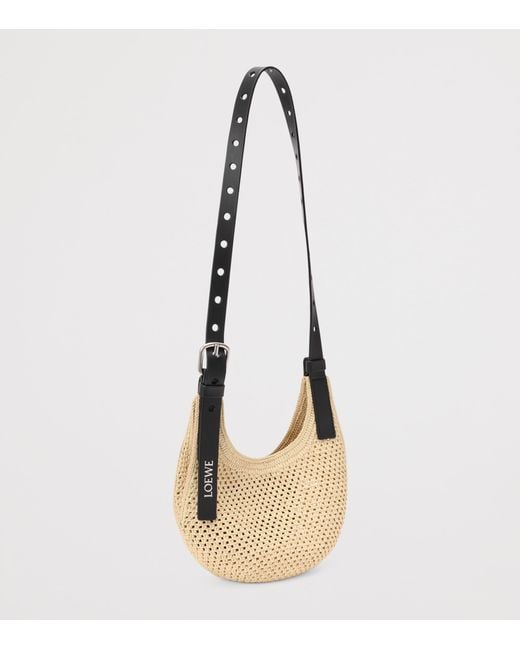 Loewe Natural X Paula's Ibiza Mini Punch-Hole Cross-Body Bag