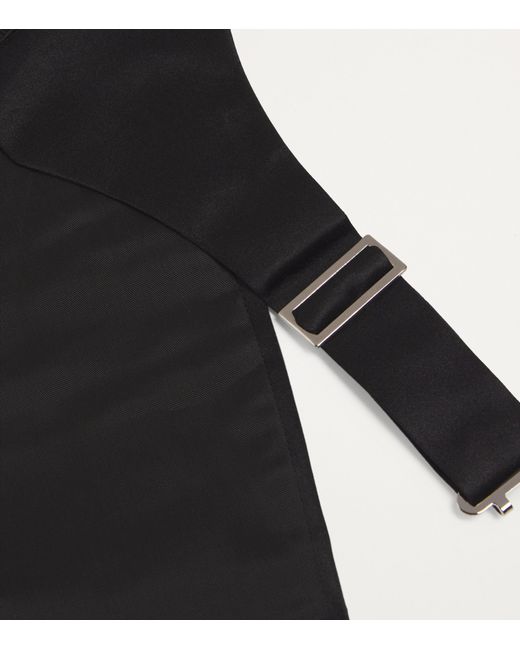 Giorgio Armani Black Silk Cummerbund for men