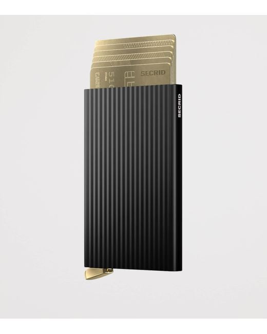 Secrid Black Fluted Aluminium Cardprotector