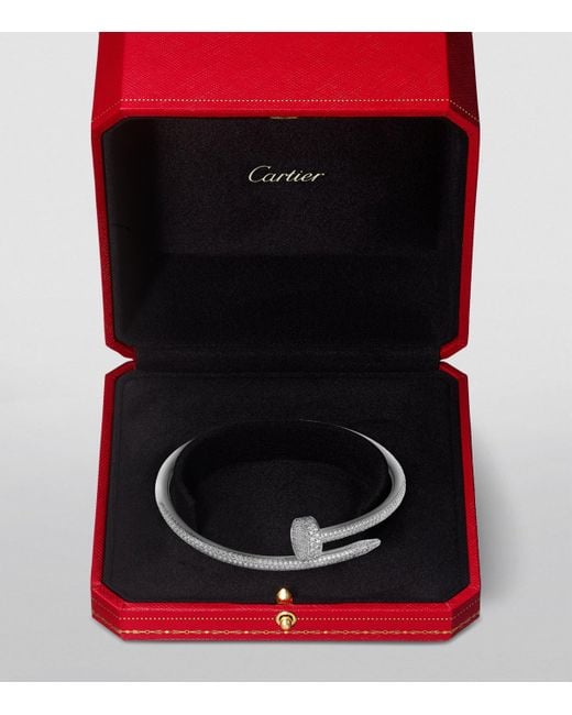Cartier Metallic Medium And Diamond Juste Un Clou Bracelet for men