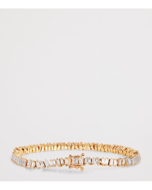 Suzanne Kalan Natural And Diamond Classic Tennis Bracelet