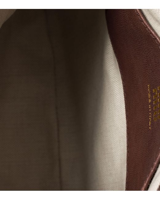 Miu Miu Brown Nappa Leather Pouch