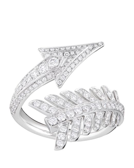 Boucheron White And Diamond Nature Triomphante Flèche Ring
