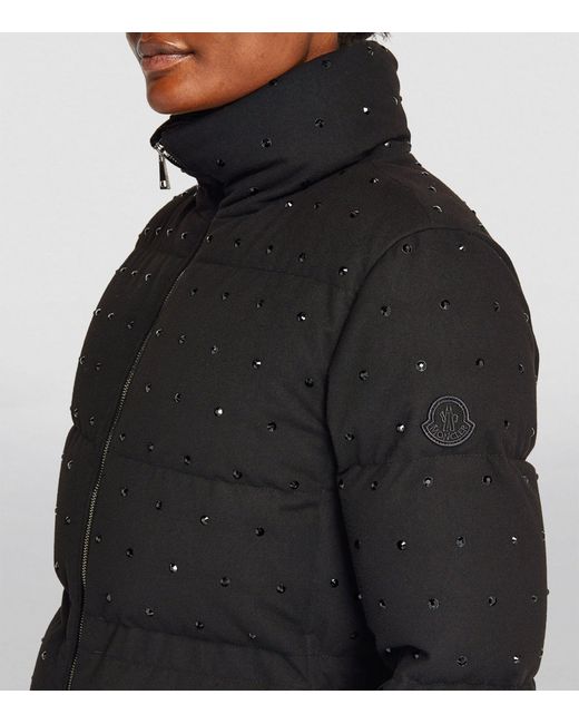 Moncler Black Down Fuligule Puffer Jacket