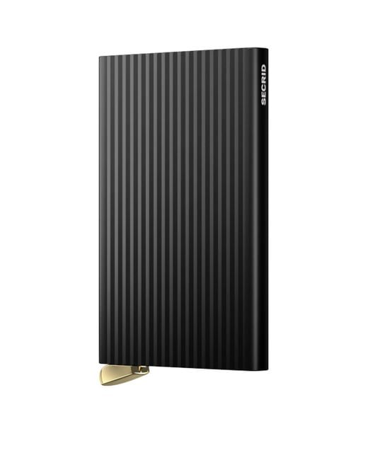 Secrid Black Fluted Aluminium Cardprotector