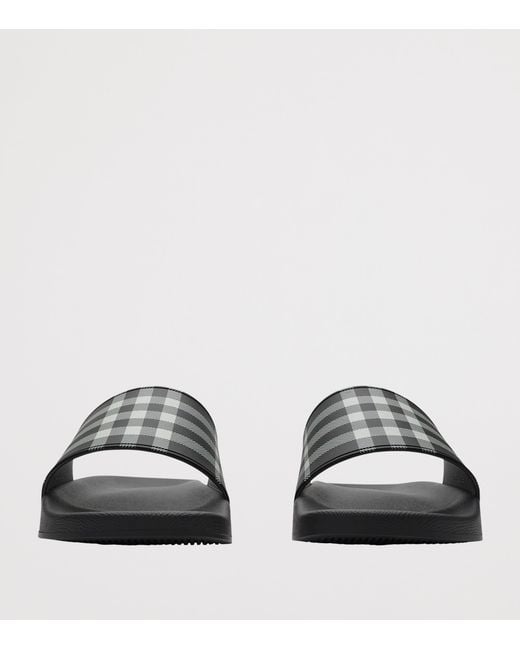 Burberry Black Flip-Flops & Slides for men